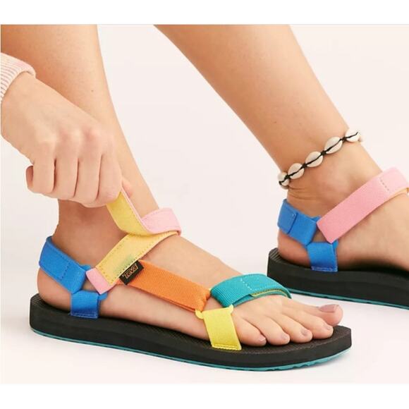 Teva Multicolor Original Universal Strappy Sandals - Picture 1 of 9